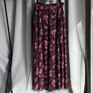 forever21 chiffon skirt